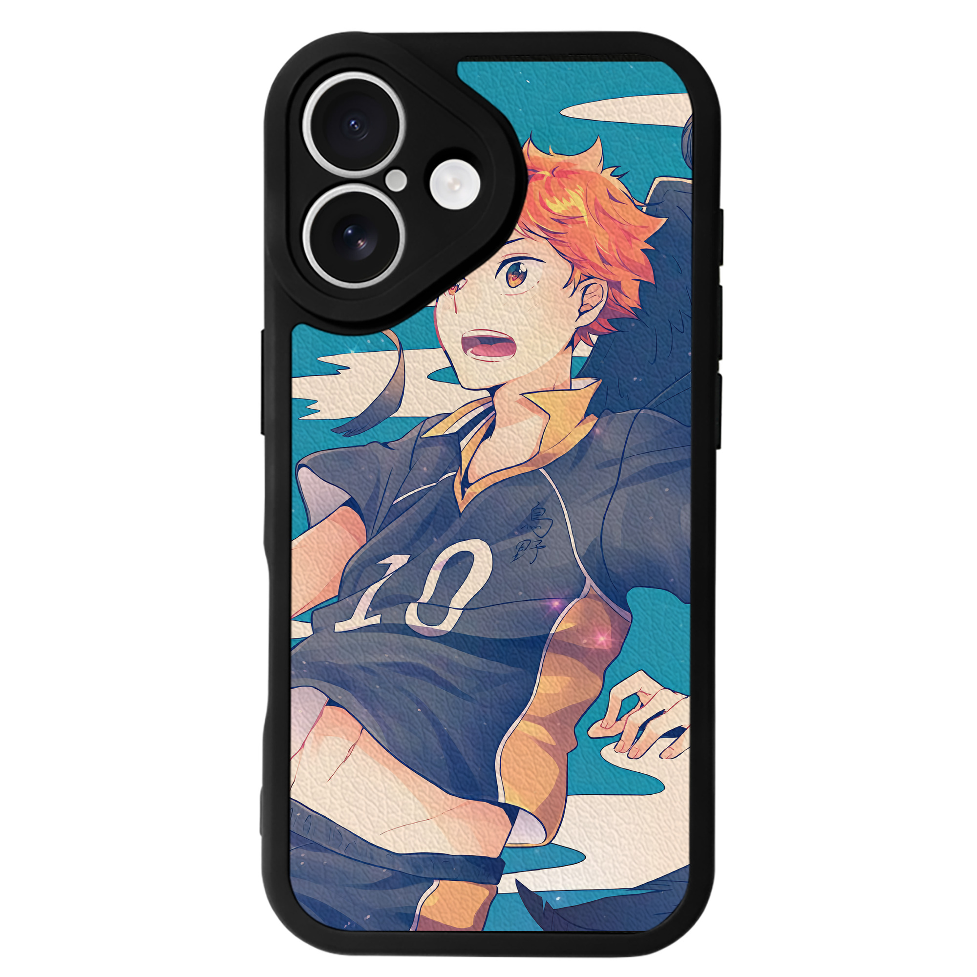 （画像用） ハイキュー!! Haikyu!! 【iPhone 16シリーズ対応】シリコンスマホケース（レザー調） 材質：シリコン